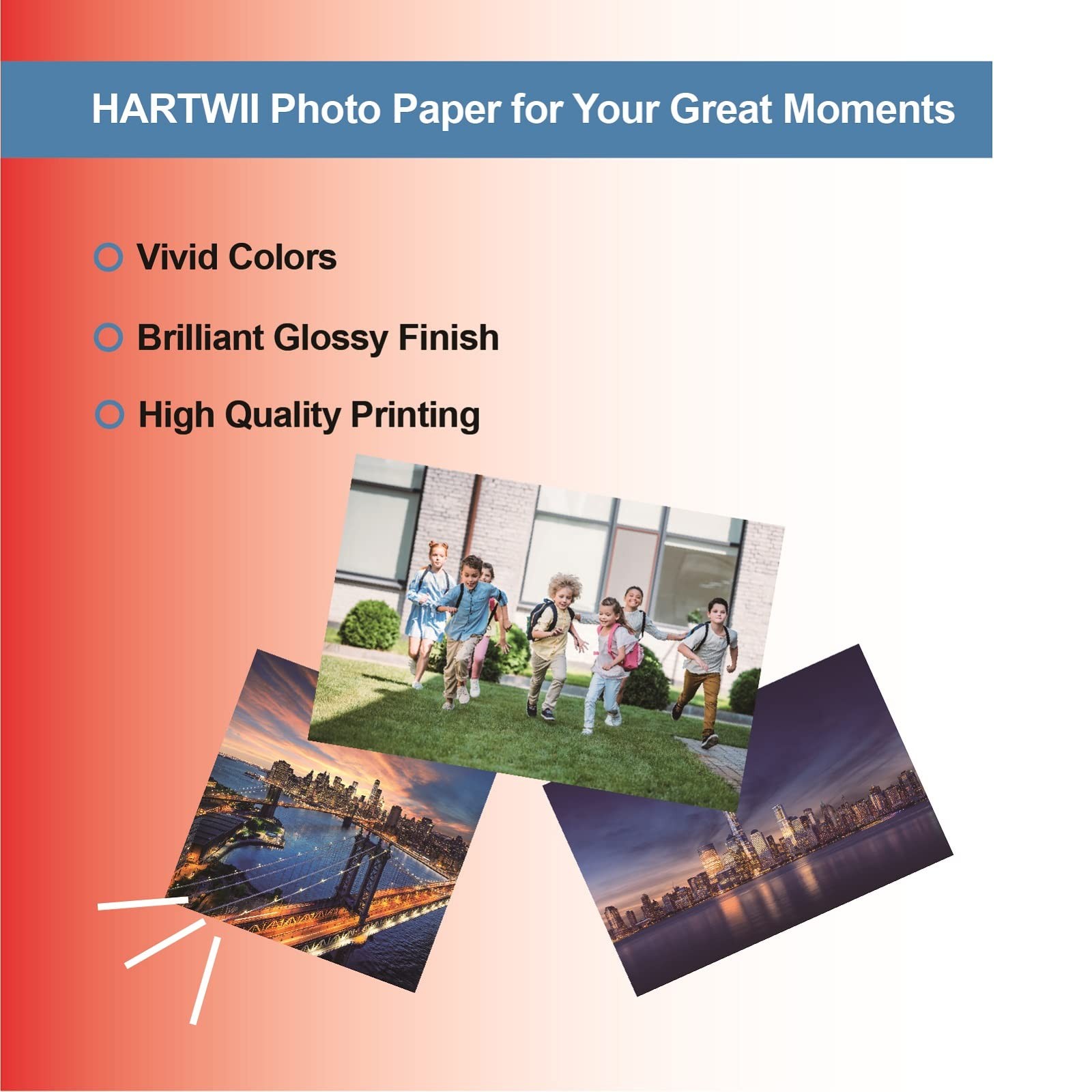 220 Pack Photo Paper Glossy Inkjet 8.5×11 inches 52lb 200Gsm Letter Size for …