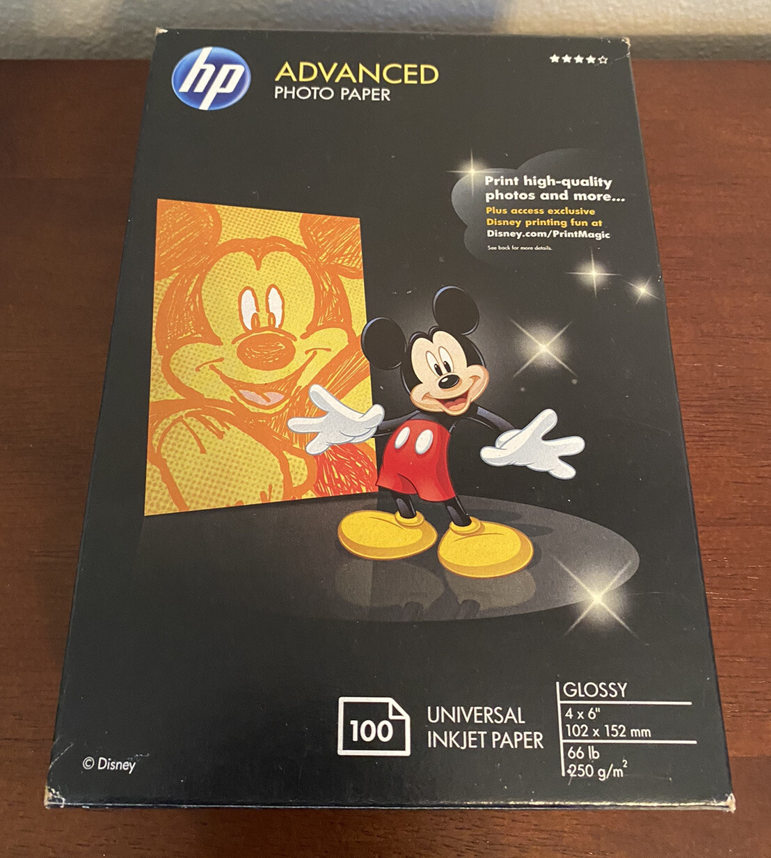 Hewlett Packard Q6638A 4 x 6 inch Glossy Printer Paper 100 Sheets-READ