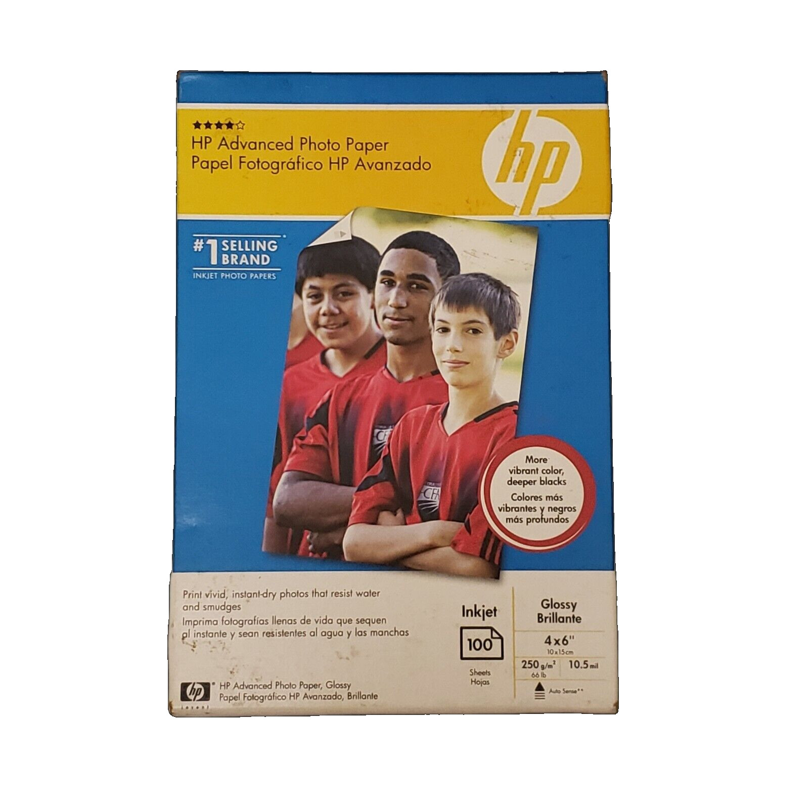 HP Advanced Photo Paper Glossy 100 Sheets 4×6 10.5 mil Inkjet Paper