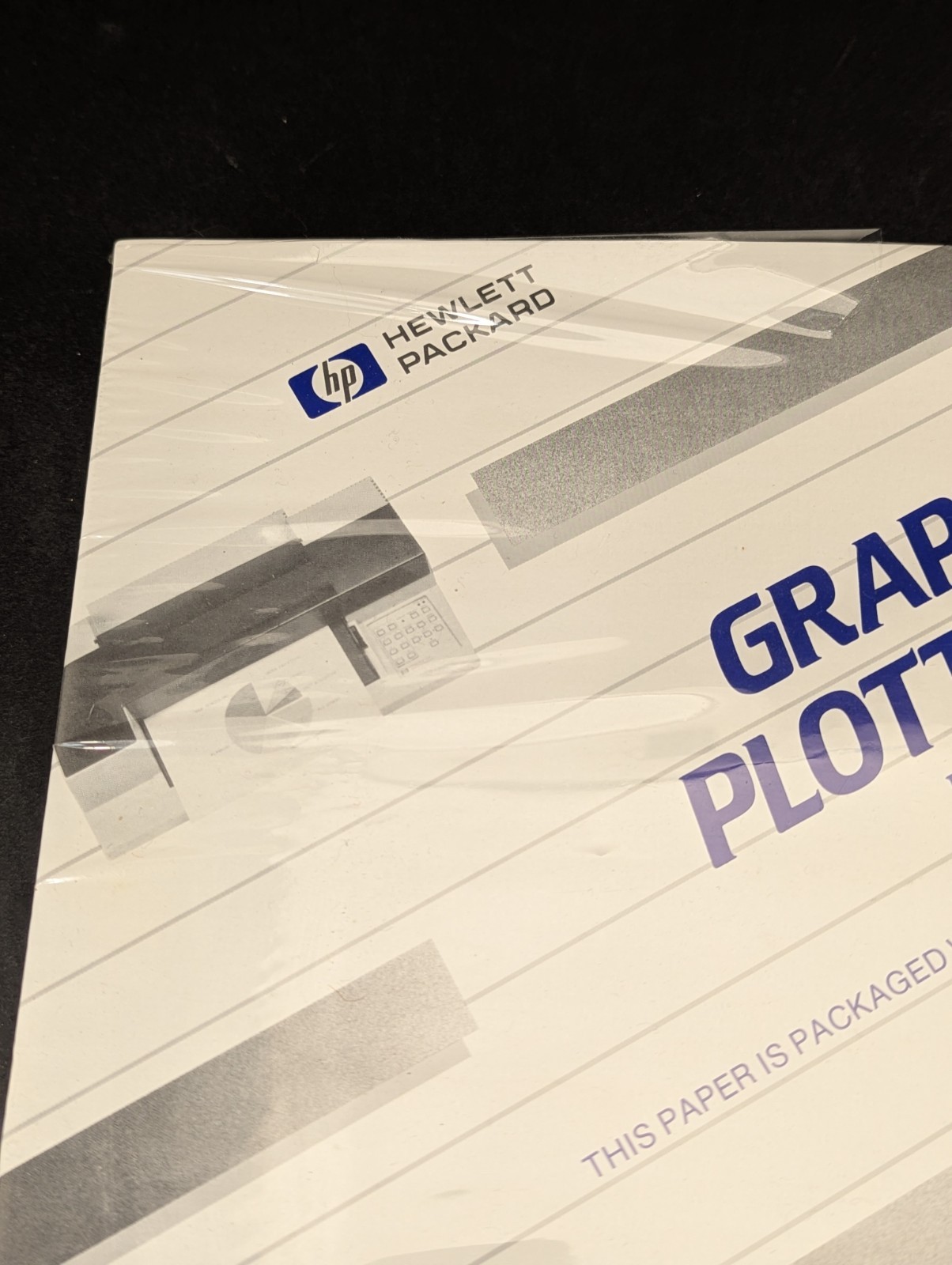 New Old Stock NOS Graphics Plotter Paper 300 HP Hewlett Packard 11×17” Vintage