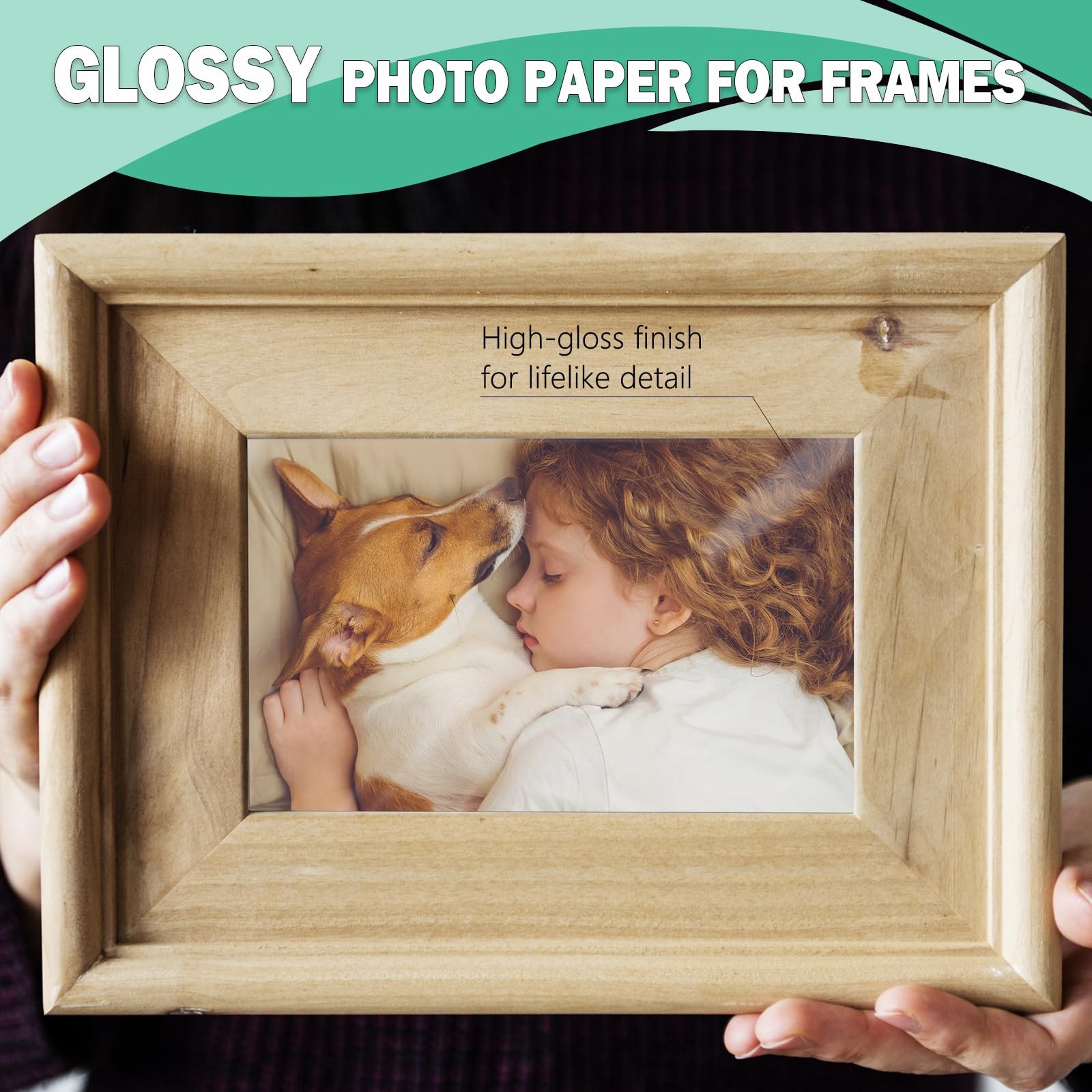 100 Sheets 8.5×11 Inch Glossy Photo Paper Inkjet Printer 200GSM US Letter
