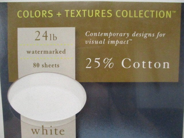 Southworth Fine Paper White 24lbs. 8-1/2 x 11 80 Sheets 25% Cotton