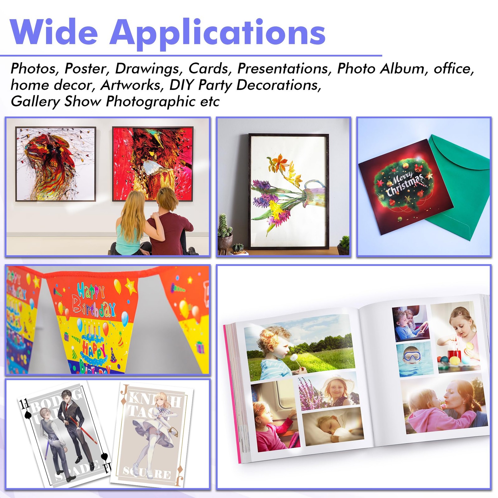 100 Sheets 11×17″ 30LB Koala Glossy Thin Inkjet Paper for DYE INK 115gsm
