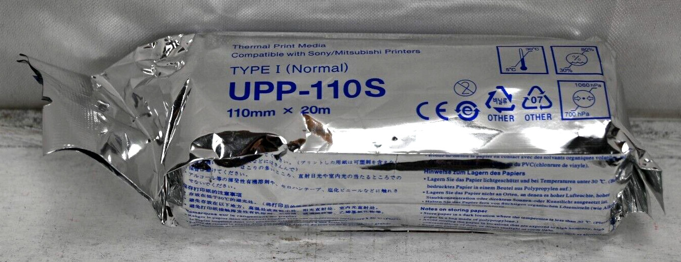 UPP-110S Thermal Print Media Compatable With Sony/Mitsubishi Printers New