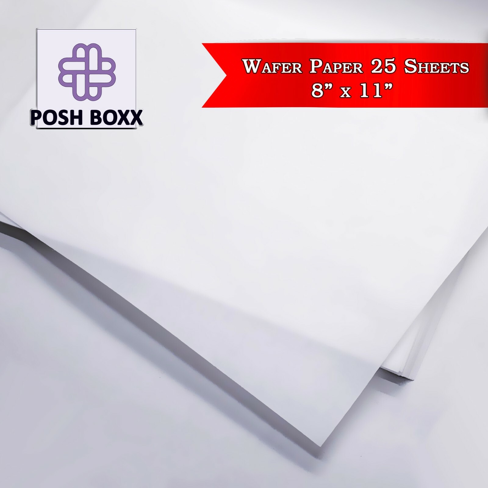 HIGH QUALITY! 25 sheets Rice Wafer Edible Paper for home cake topper printing