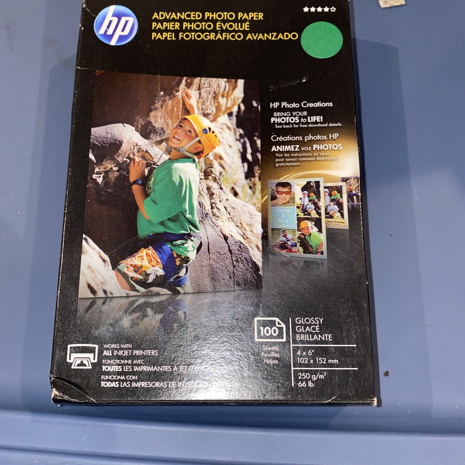 Hewlett Packard Q6638A 4 x 6 inch Glossy Printer Paper – 100 Sheets