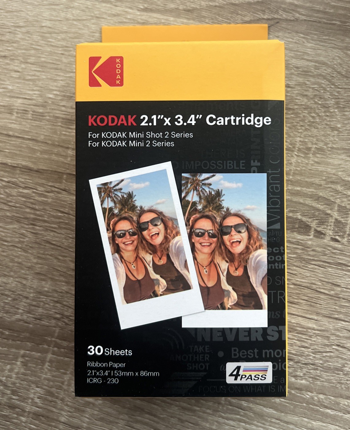 Kodak Cartridge 2.1 X 3.4 30 Sheets For Kodak Mini Shot 2 / Mini 2 Instant BNIB