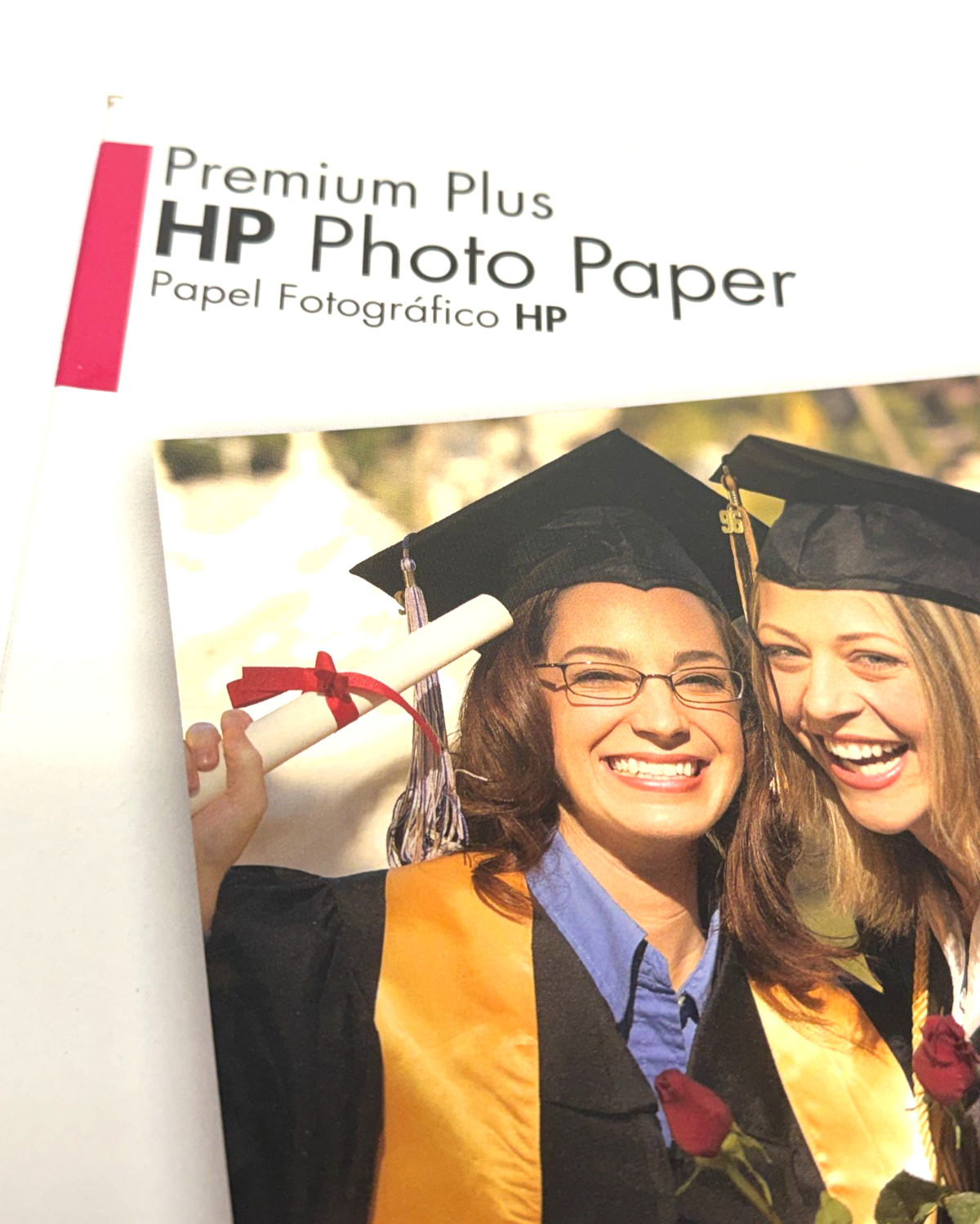 NEW HP Premium Plus Photo Paper, 25 Sheets, Soft-Gloss, 8.5 x 11