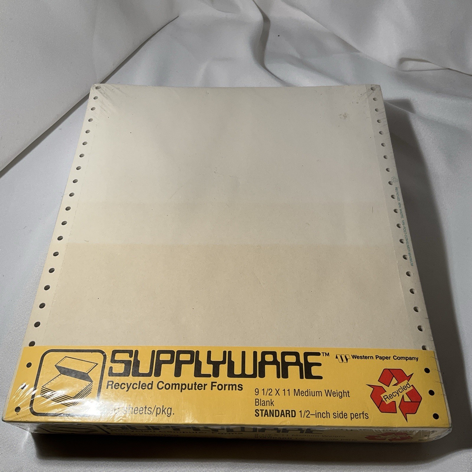 New Supplyware Continuous Feed Computer Paper 18# 9.5×11 500 sheets