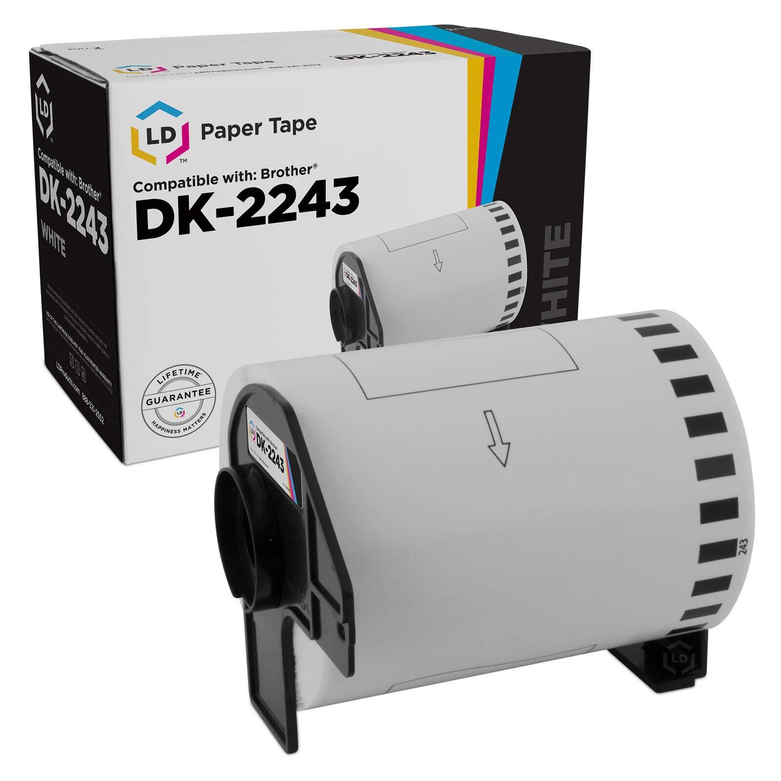 LD Compatible DK-2243 White Paper Tape Roll for Brother QL-1050 QL-1050N QL-1060
