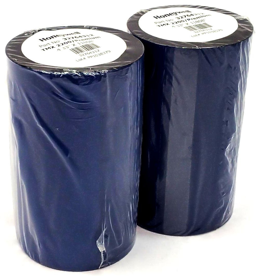 Honeywell Thermal Ribbons 4.33″ x 11808″ TMX2200 32764312 Genuine OEM – 2 Rolls