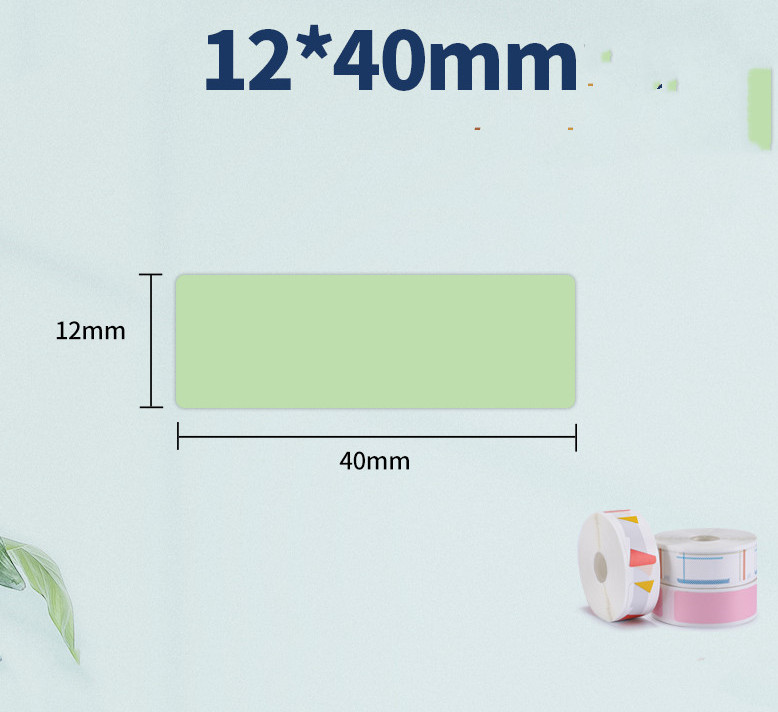 Pure color label thermal paper