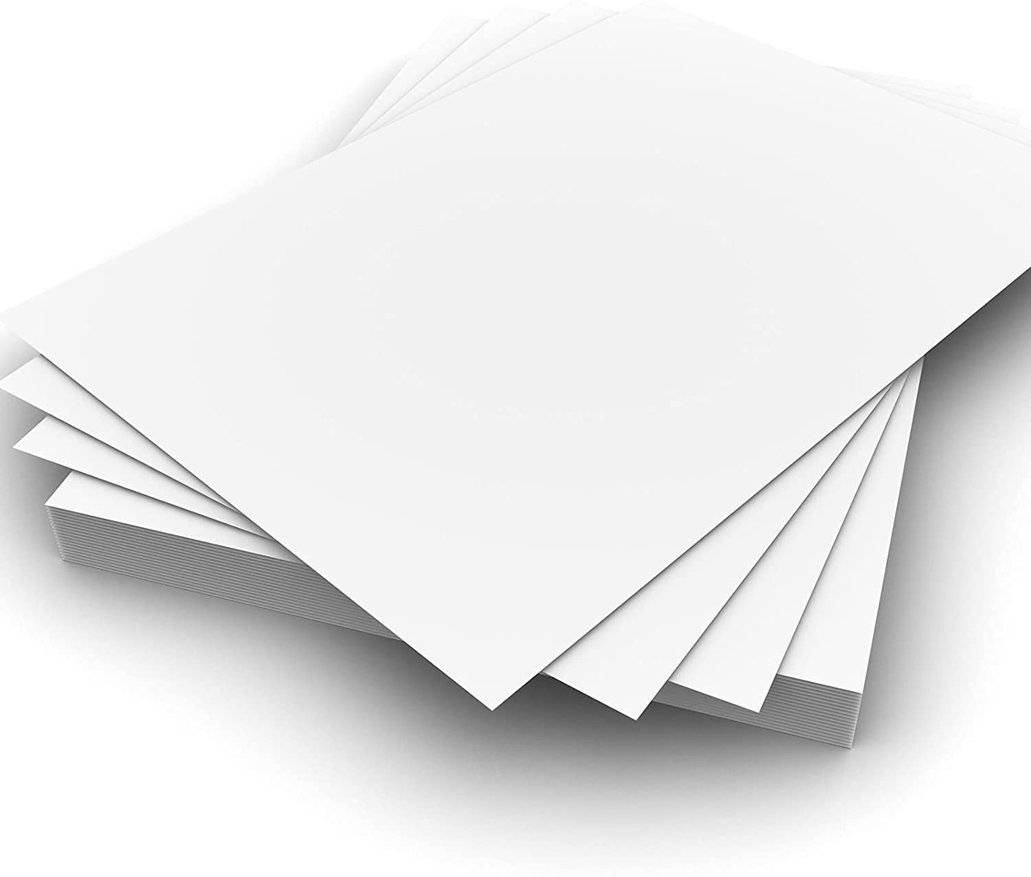 A4 Smooth White Printer 250 GSM Card, White, Pack of 100 Sheets