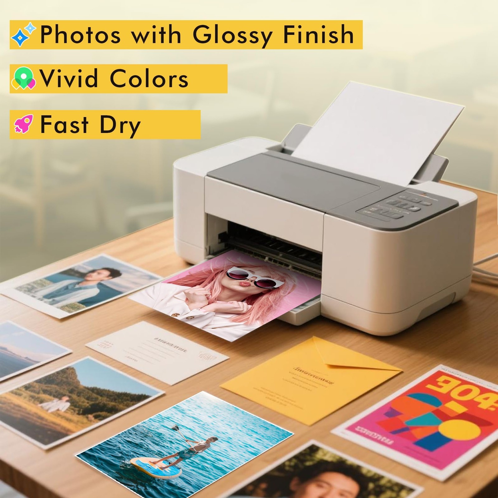 Koala Heavyweight Photo Paper High Glossy 13X19 Inches for Inkjet Printing 50 Sh
