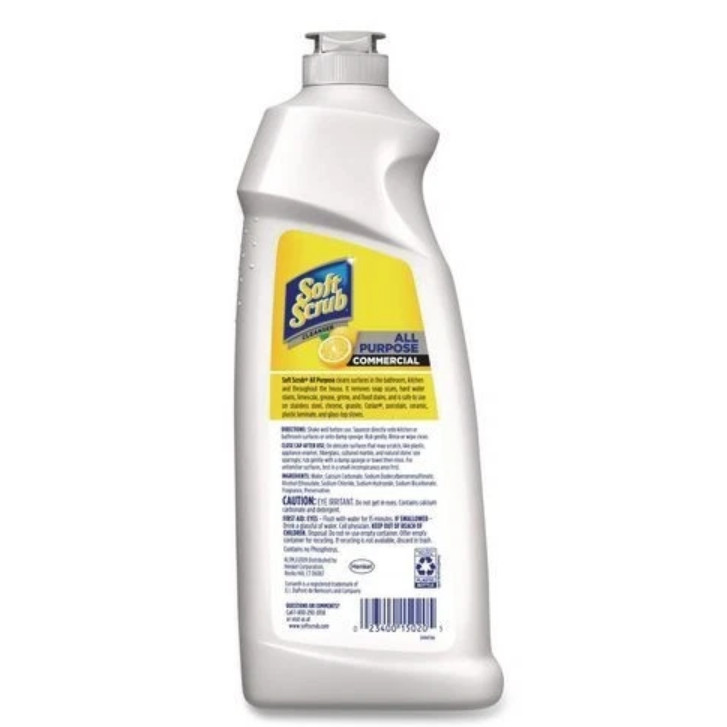 All Purpose Surface Cleanser, Commercial, Lemon Scent, 36 oz Bottle, 6/Carton