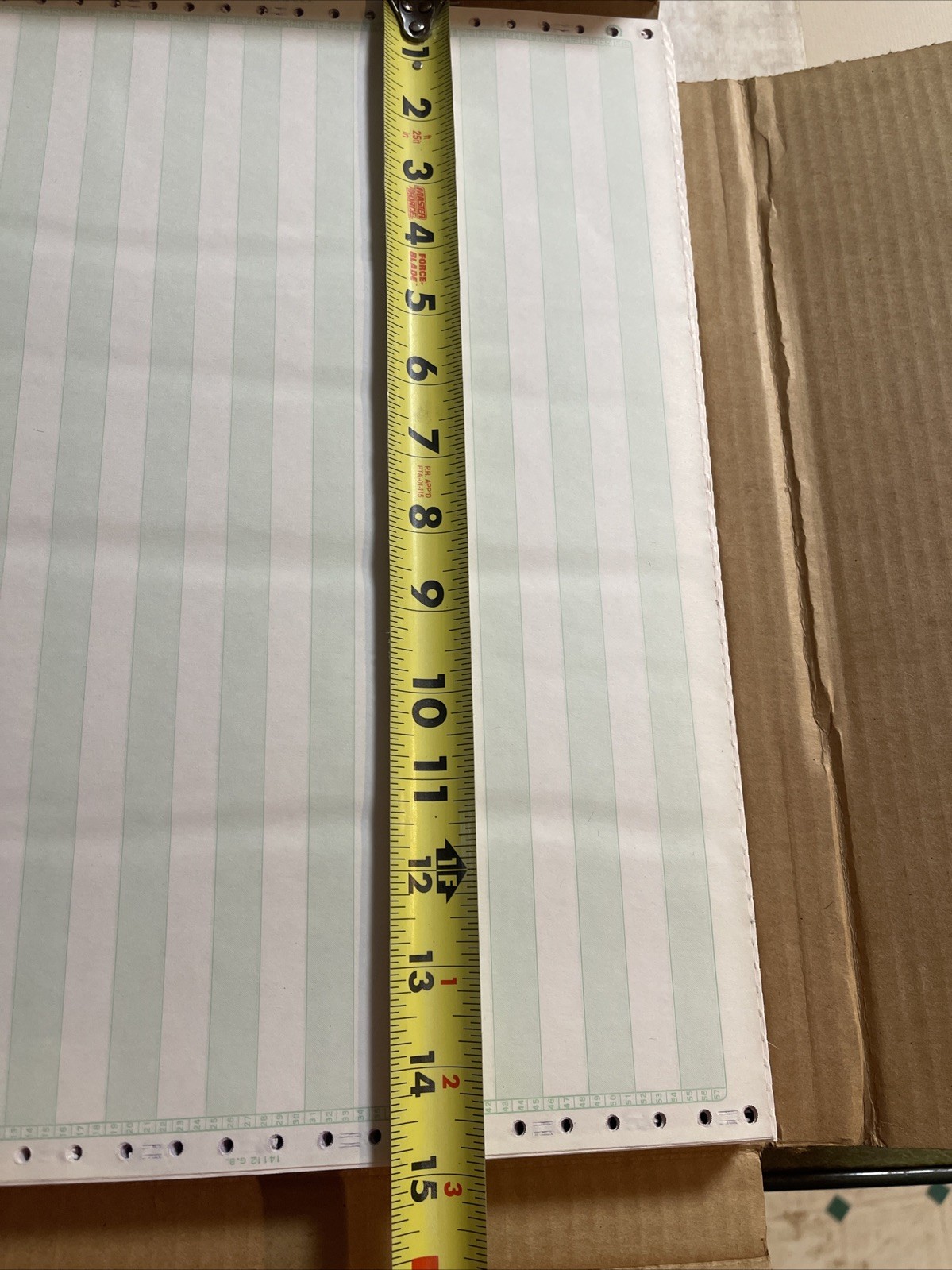 Rare Vintage 1978 Unopened Carbonless Green-Bar Business Forms – 3/4/5/6-Part