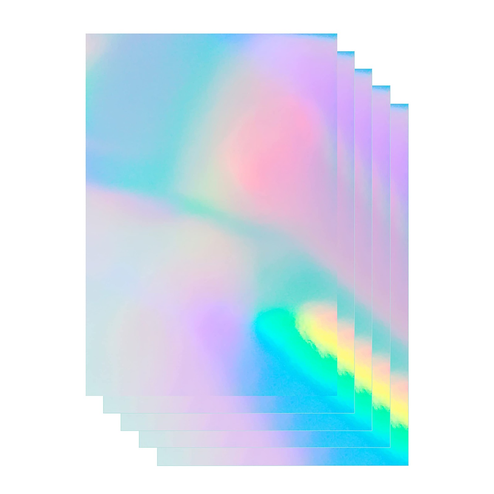 20 Sheets Holographic Sticker Paper 8.5×11 inch Printable Waterproof Stickers…