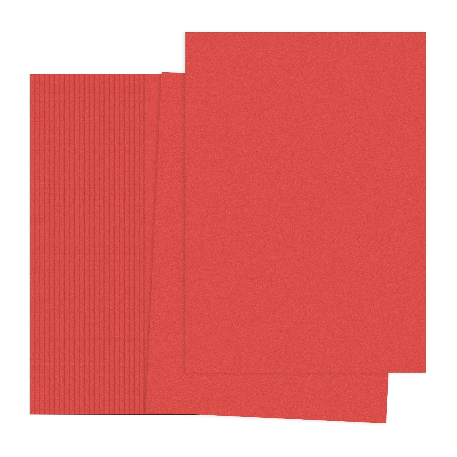 Bright Red Copy Paper, 50 Sheets 8.3×5.9″ A5 70gsm for Office