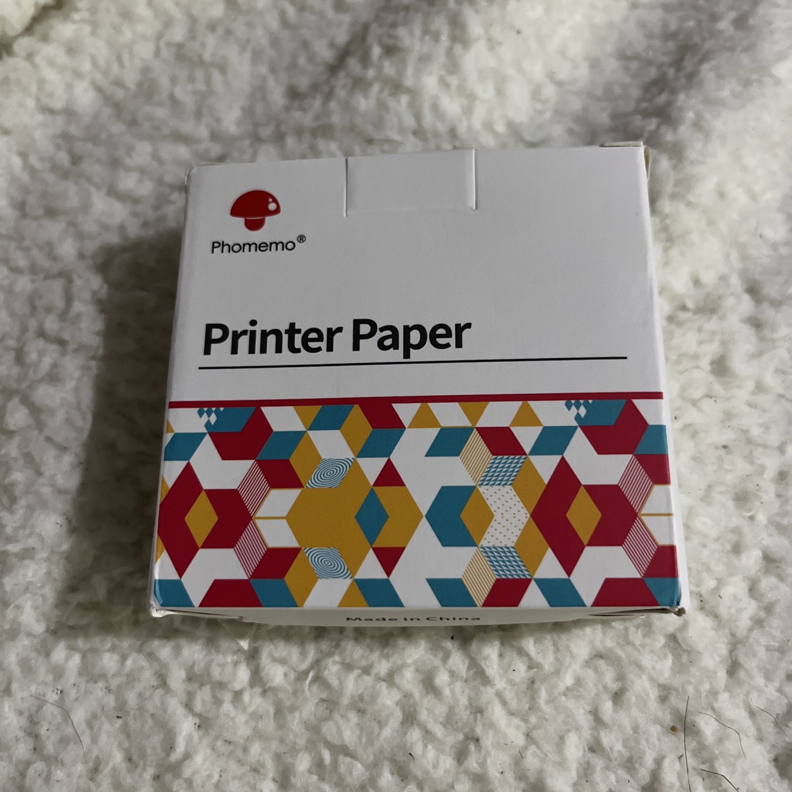 Phomemo Thermal Adhesive Paper Set White 77mm x 3.5m, 3 Rolls