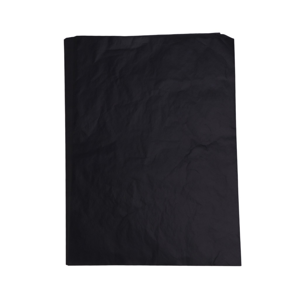 100Pcs Tracing Paper Carbon Coated Black for Detailed Design Transfer Projects