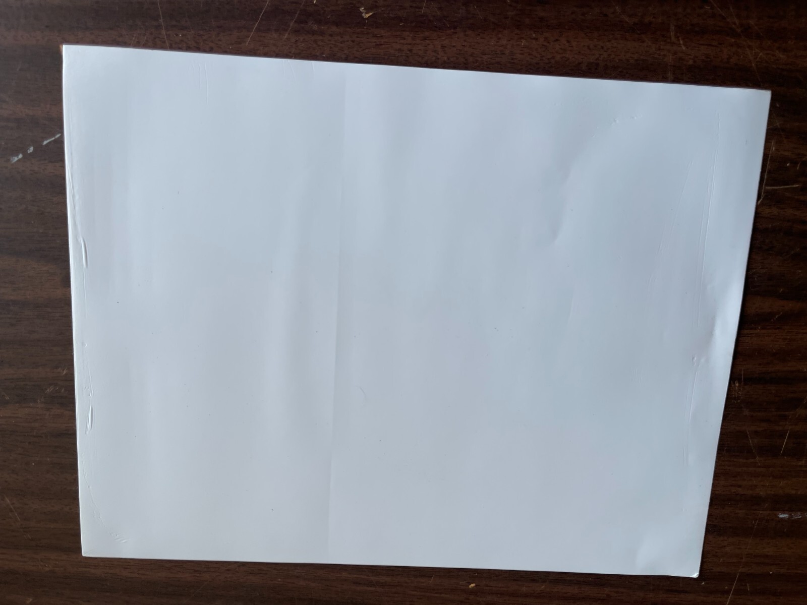 White Printable Vinyl Sticker Waterproof Inkjet+Laser (100 Sheets) DT-175