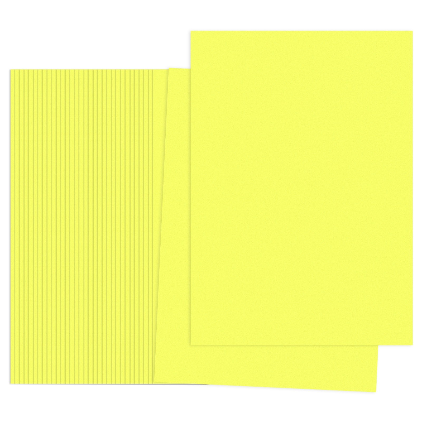 Fluorescent Yellow Color Copy Paper, 100 Sheets 11.7×8.3″ A4 70gsm