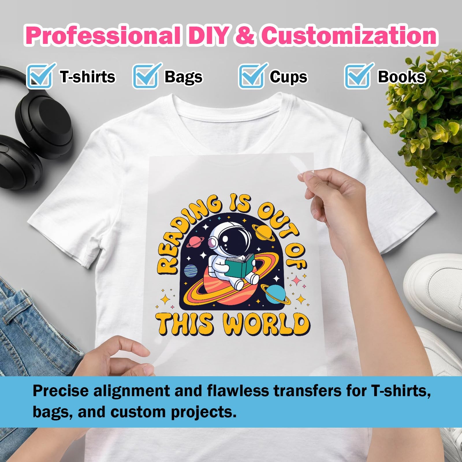 Heat Transfer for Heat Transfer for T-Shirts 1 roll, 11.7″ X 170″ Masking Fil…