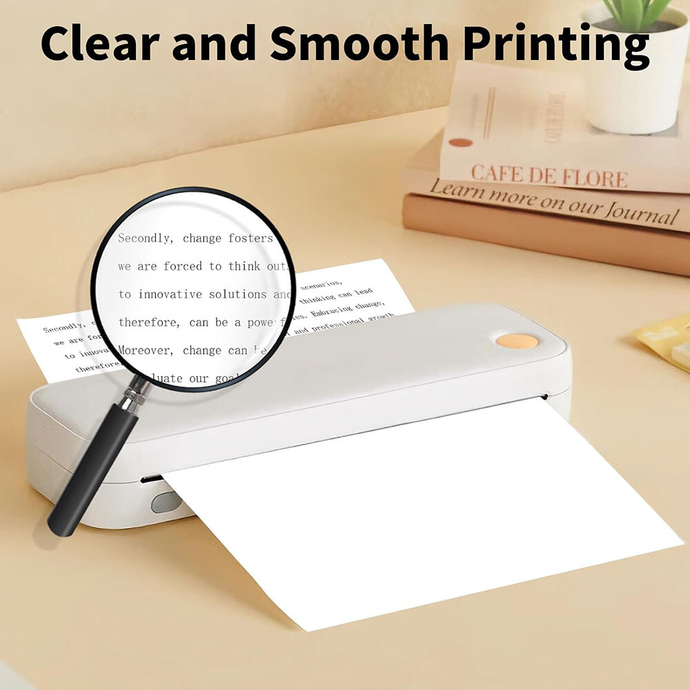 200 Sheets Thermal Printer Paper 8.5″ X 11″ Inch US Letter Size Thermal Paper
