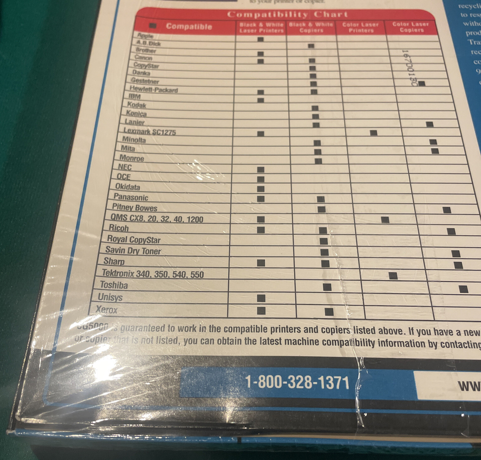 3M Transparency Film for Laser Printers and Copiers, 40 Sheets, 8.5 x 11, CG5000