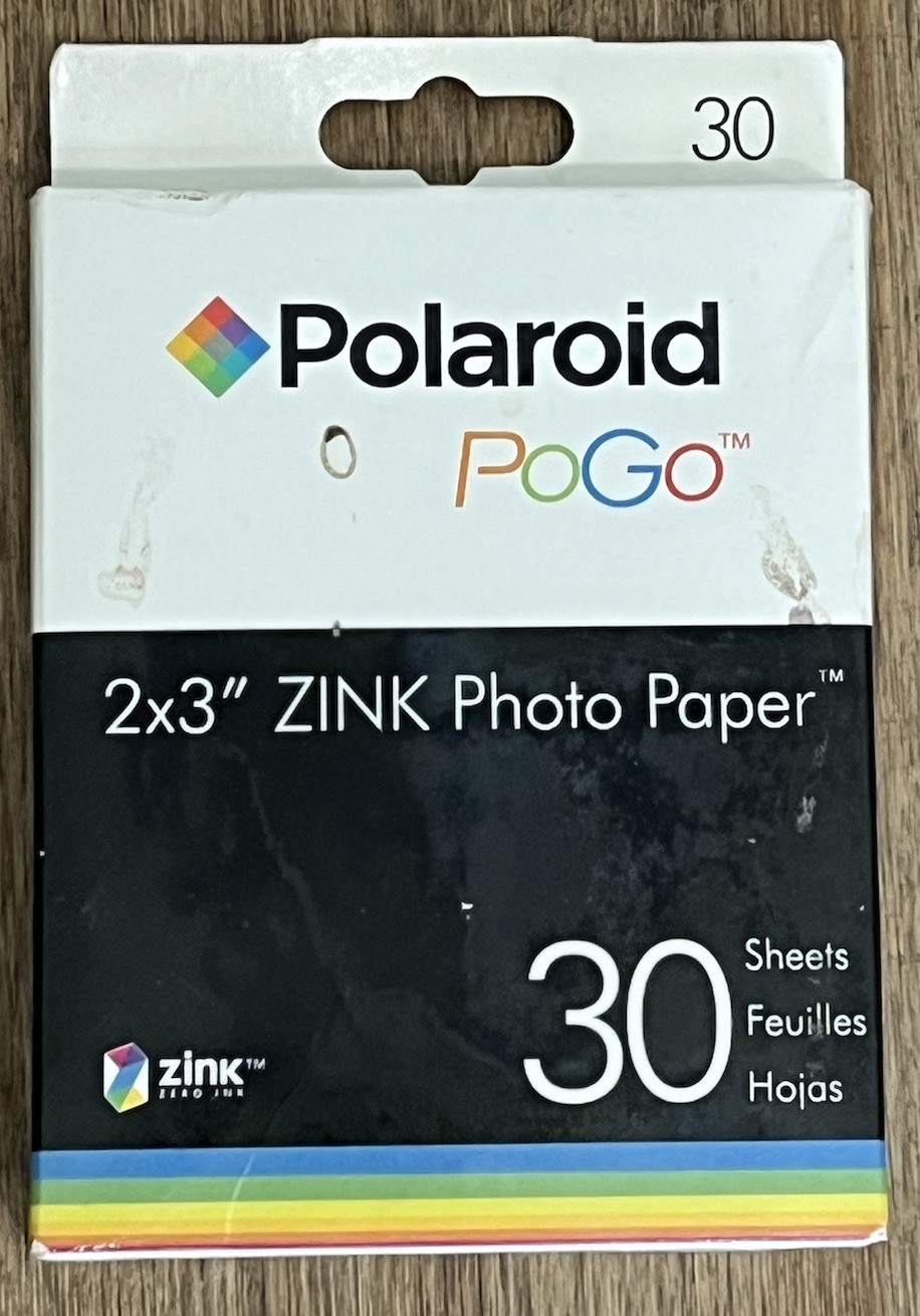 Polaroid PoGo 2×3″ Zink Photo Paper 30 Sheets New Lot of 3