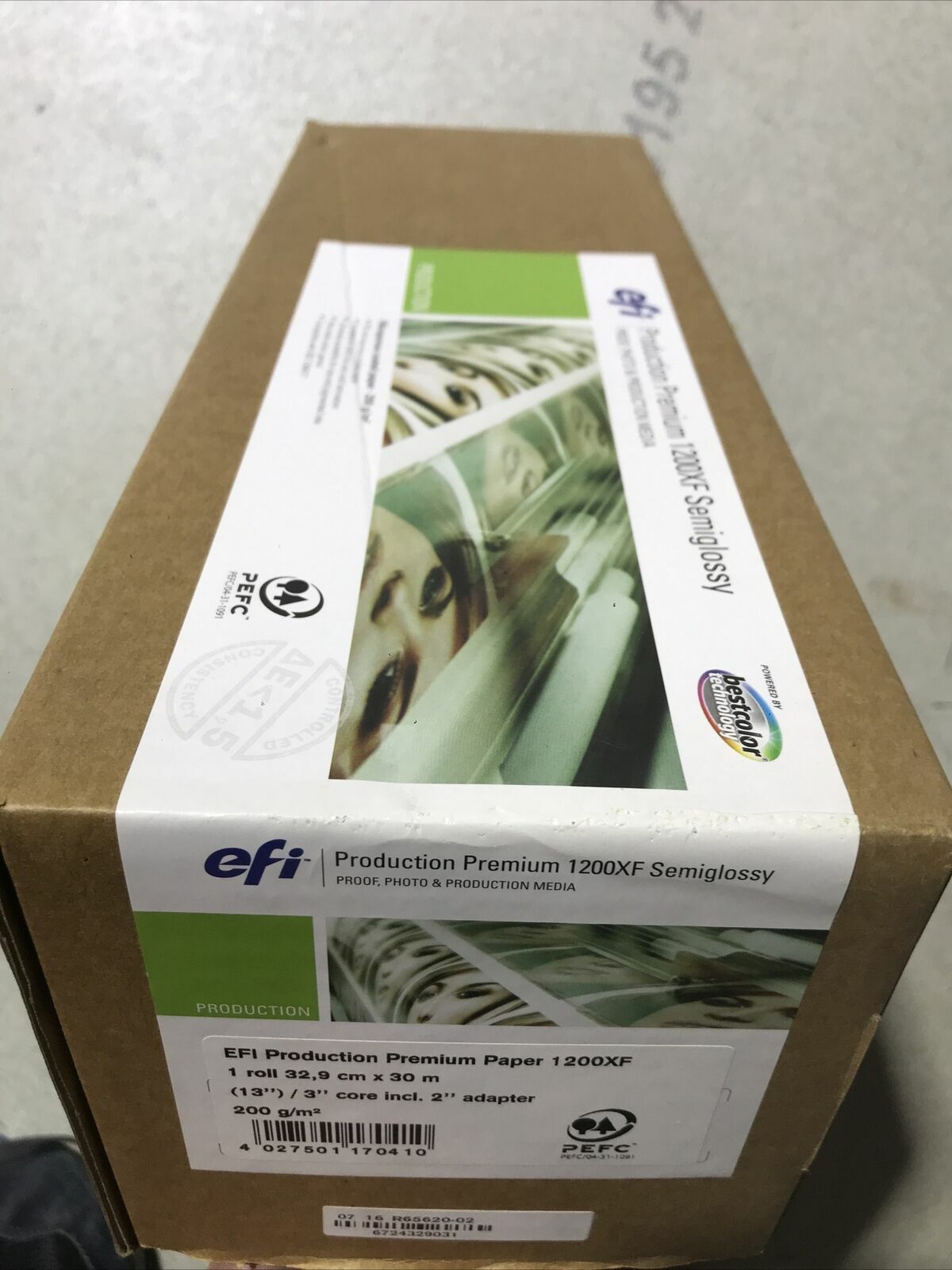 Efi Production Premium Paper/Paper 1200XF SemiGlossy, 32.9cm X 30m 200gsm