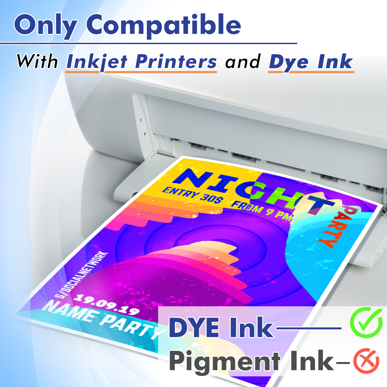 Koala Glossy Printer Paper 8.5×14 30lb 100 Sheets 115g Legal Size Inkjet Photo