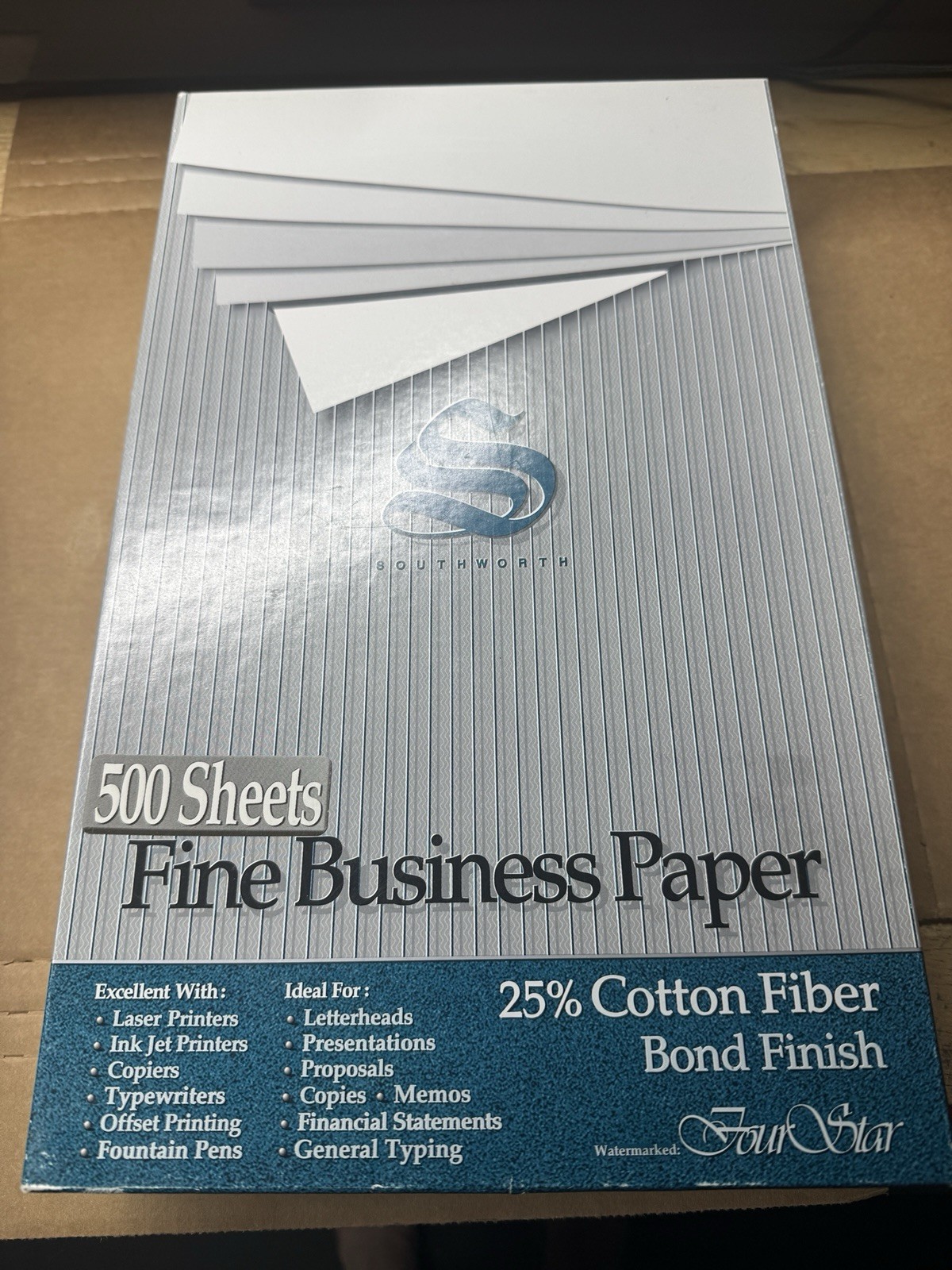 Southworth 403E Business Paper 8.5×14 20lb White 500 Sheets