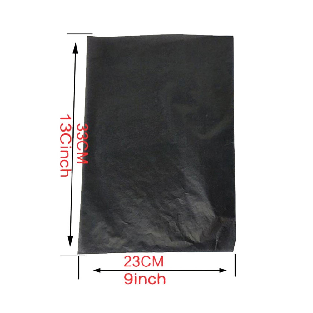 100Pcs Reusable Carbon Transfer Paper Black for Crafts Writing Durable Sheets
