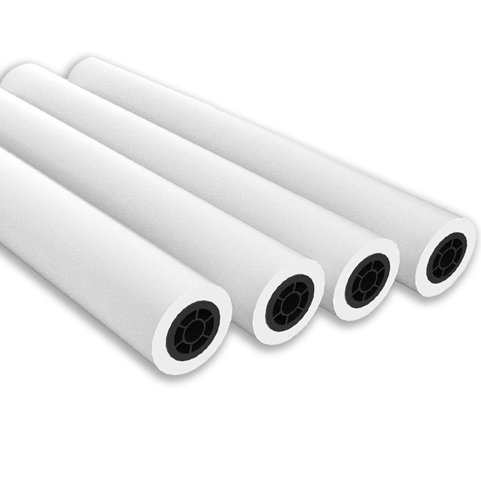 ACYPaper 36” x 150′ Plotter Paper -4 PK- 20LB Bond Wide Format CAD Ink Jet Rolls