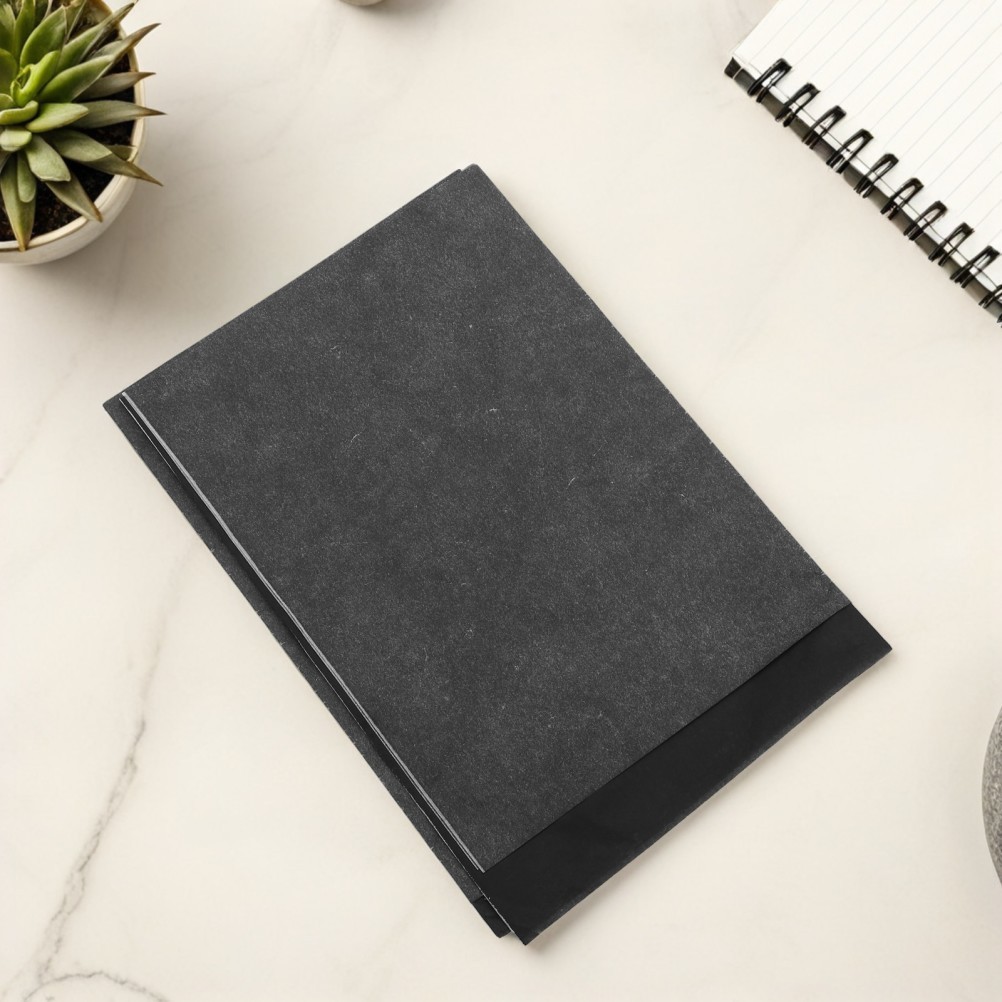 2 Pcs Black Carbon Paper Papers for Tracing Calligraphy Transfer