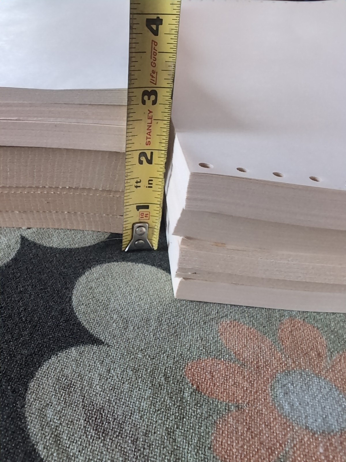 Continuous Dot Matrix Tractor Feed Printer Computer Paper 9.5″×11″ & RARE