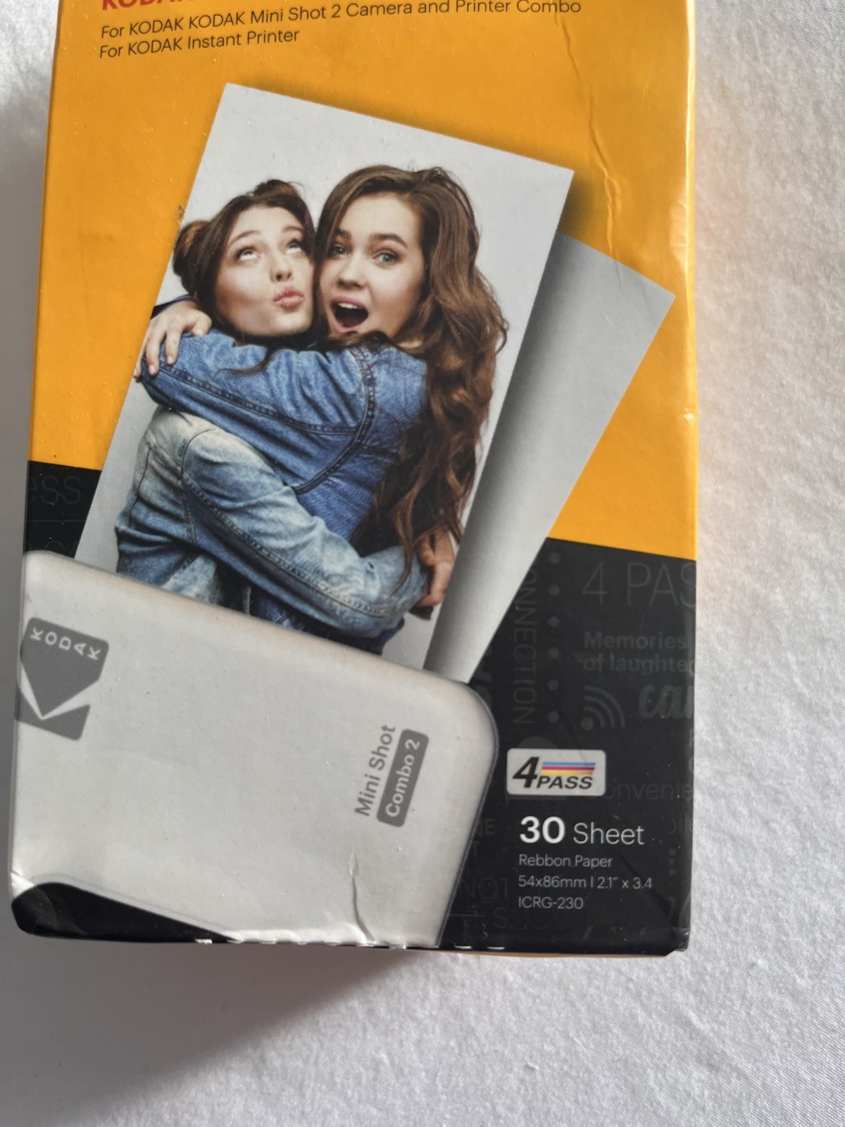 30 Kodak 4PASS Photo Printer Cartridges (MC-30) Fits Mini 2 Plus & Mini 2 Retro