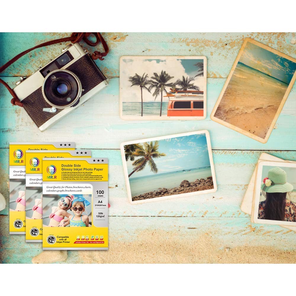 250gsm/sqm A4 Double Sided Matt Printable 100 Sheets Photo Paper Double Matt P…