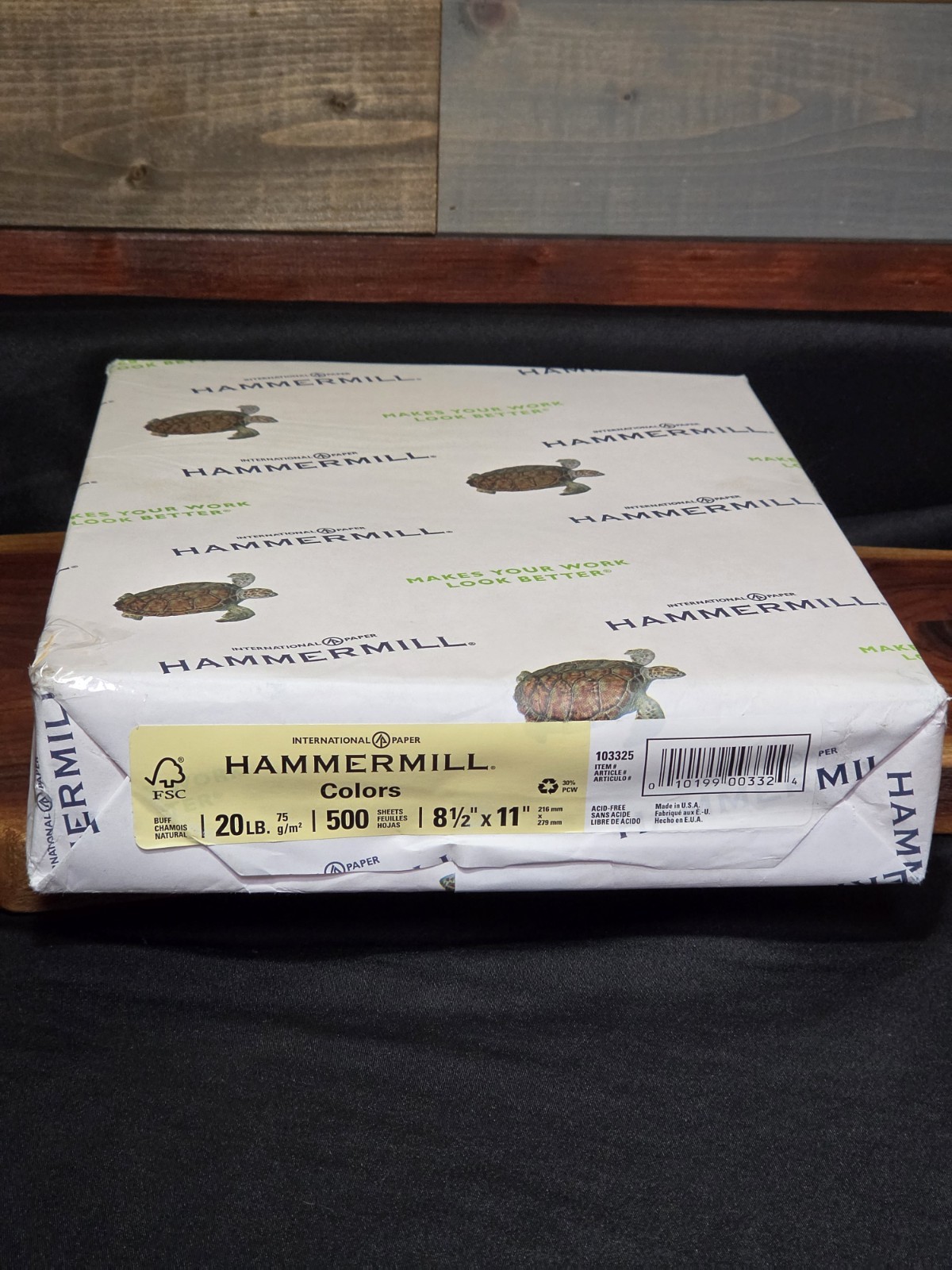 Hammermill Colored Printer Paper Made In USA 20 lb (Buff) 8.5 x 11-500 Sheets