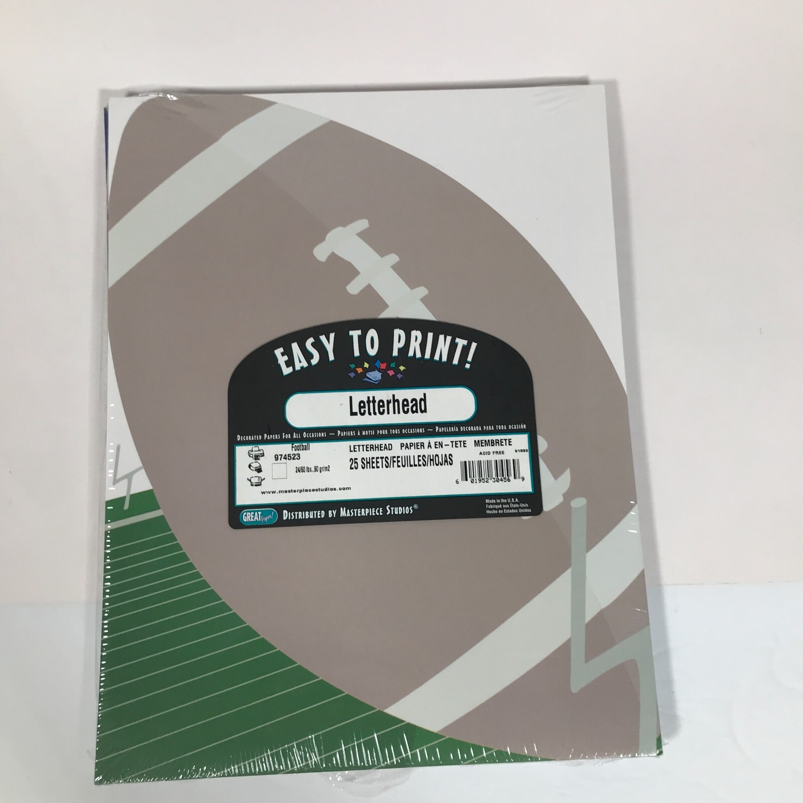 Great paper Kinkos Gibson 50ct/25ct Sports Football 8.5in X 11in Printer Paper