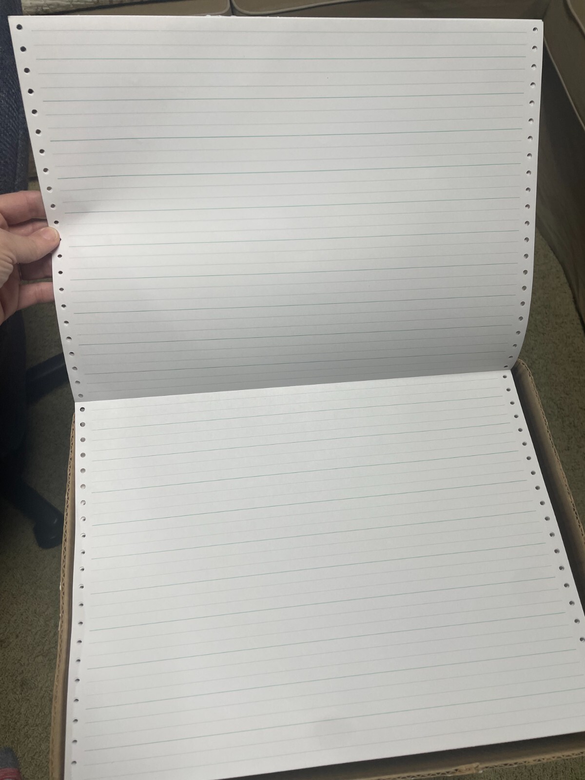 50 CT Dot Matrix Continuous Feed Computer Printer Paper 11″x 14 7/8″ 20 LB CRAFT