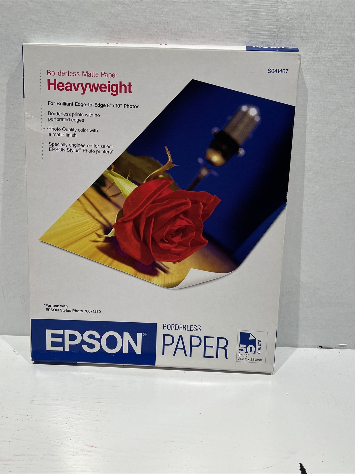 Epson Borderless MATTE Heavyweight (8×10 Inches, 50 Sheets) (S041467) New-Sealed