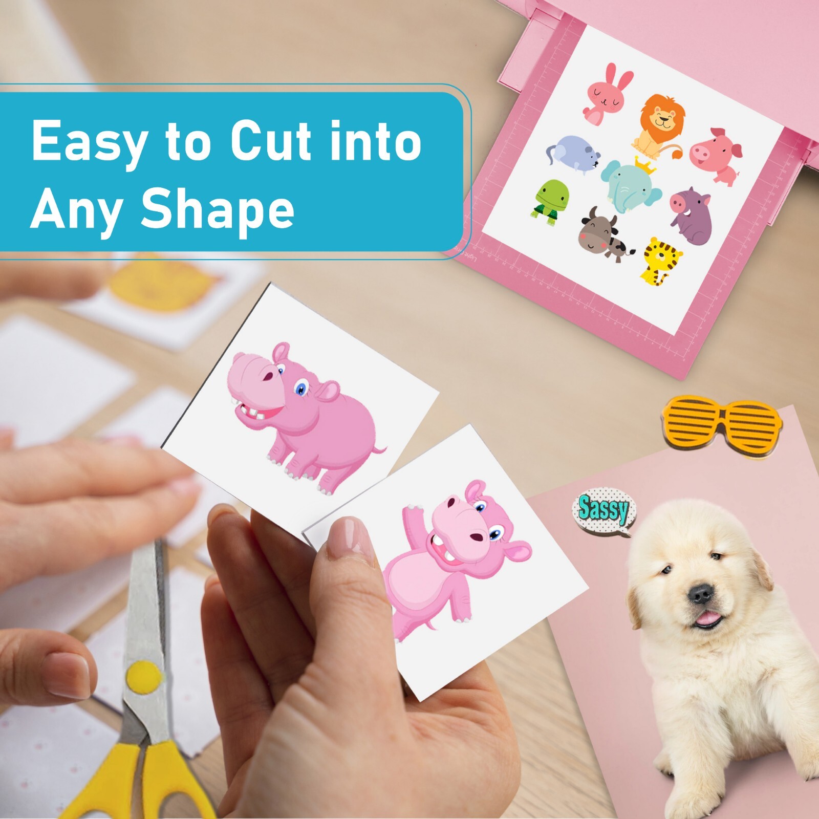 Printable Magnet Sheets Magnetic Photo Paper 8.5×11 Matte Inkjet Laser Cricut
