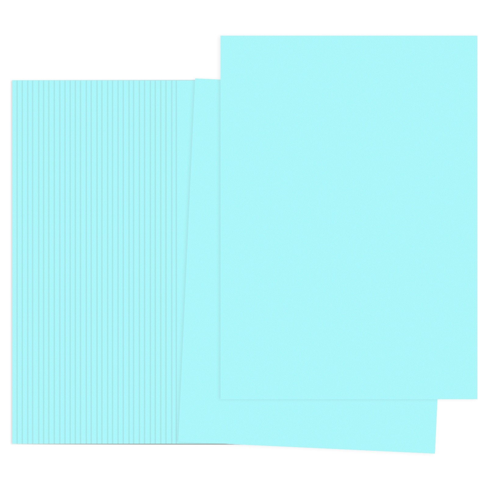 Light Blue Color Copy Paper, 100 Sheets 8.3×5.9″ A5 70gsm