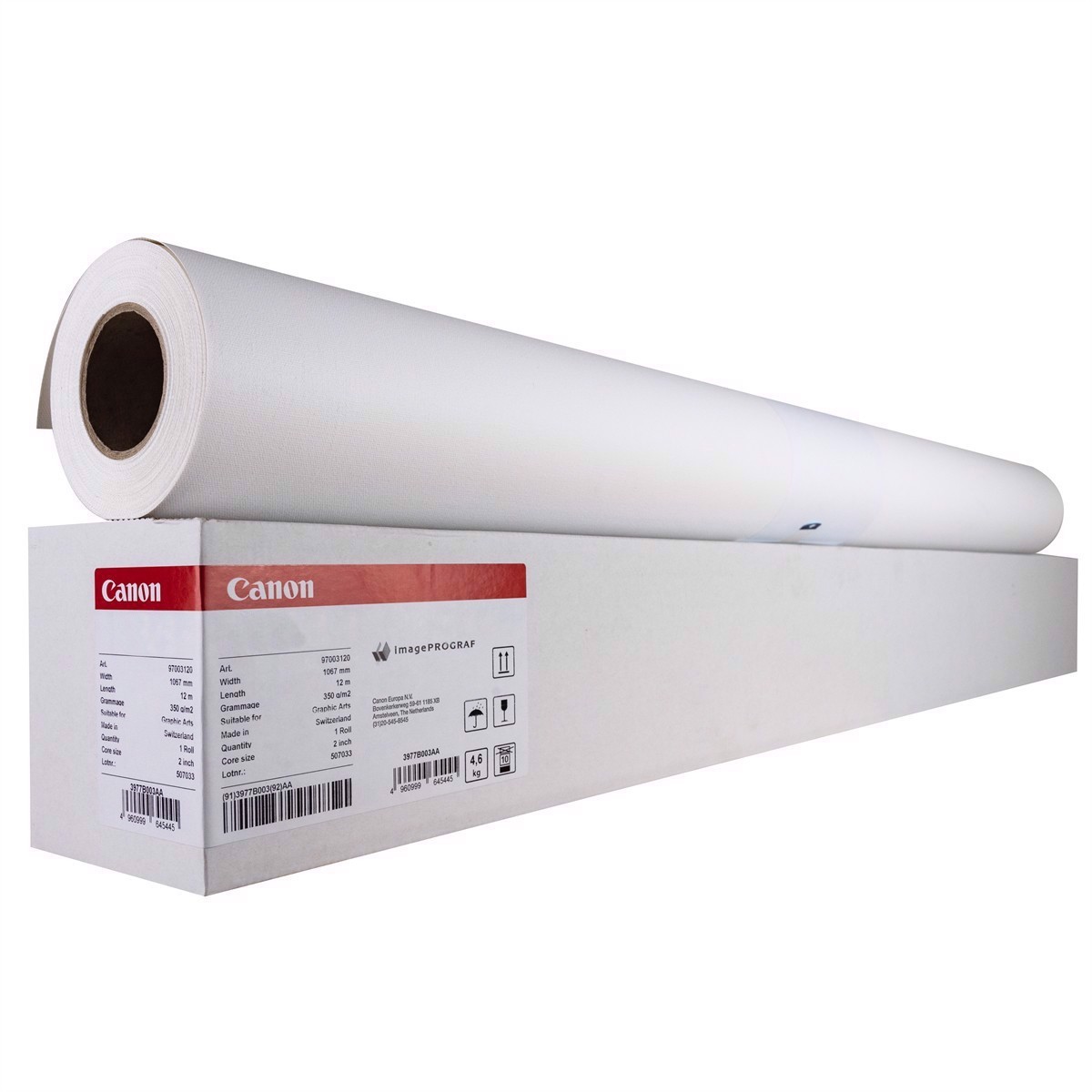 Canon Wideformat Inkjet Hi Gloss 260 g/m² Photo Paper Roll 24″ 610 mm x 30m