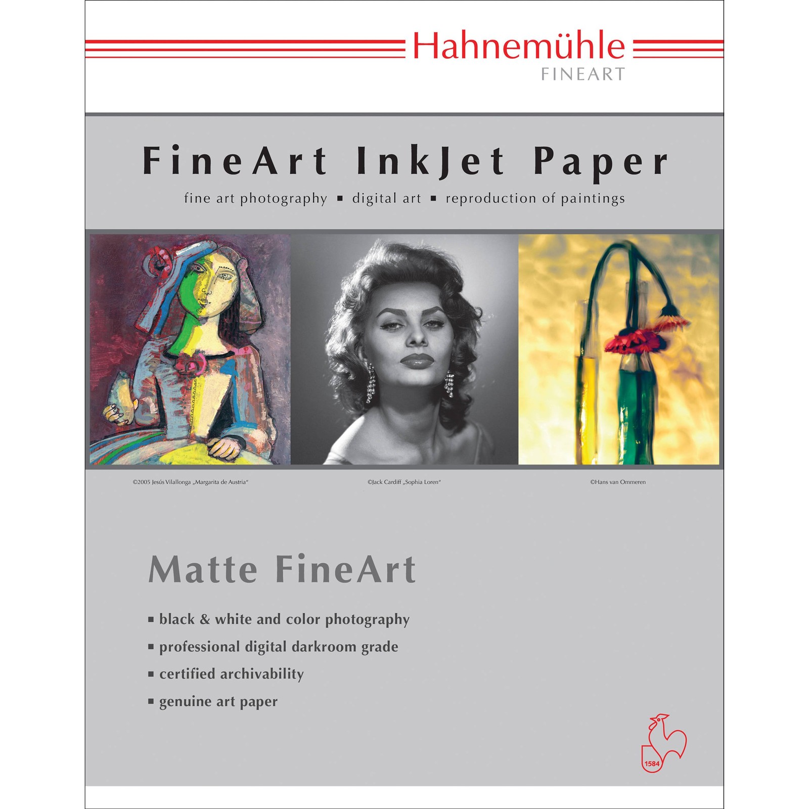 Hahnemuhle Matte Photo Rag, 308 g/mA 100% Rag, Smooth, White Inkjet Paper, 11×17