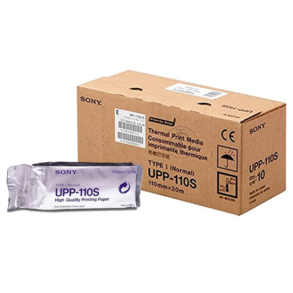 SONY UPP-110S High Quality Printer Paper – Genuine SONY – Box of 10 Rolls