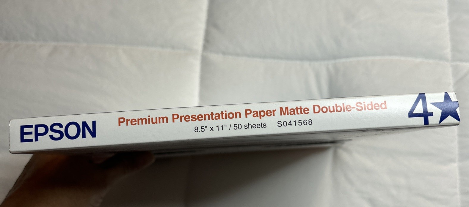 Epson S041568 Premium Matte 8.5” x 11”Paper – (50/PK) New