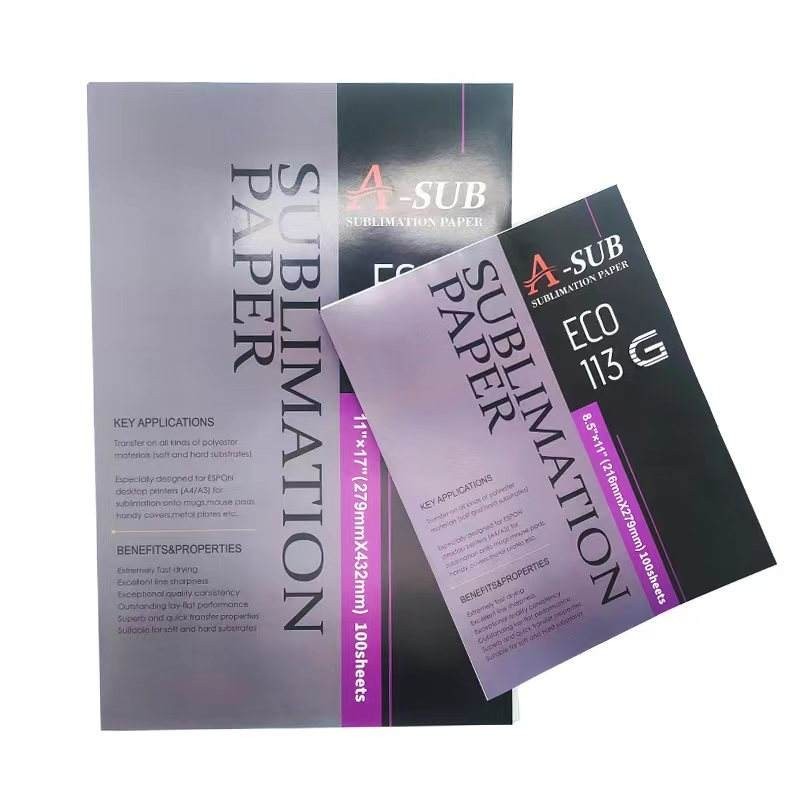 Lot 110-1100 Sheets Bulk 125g A-SUB Sublimation Paper 11×17 (LIQUIDATION SALE)